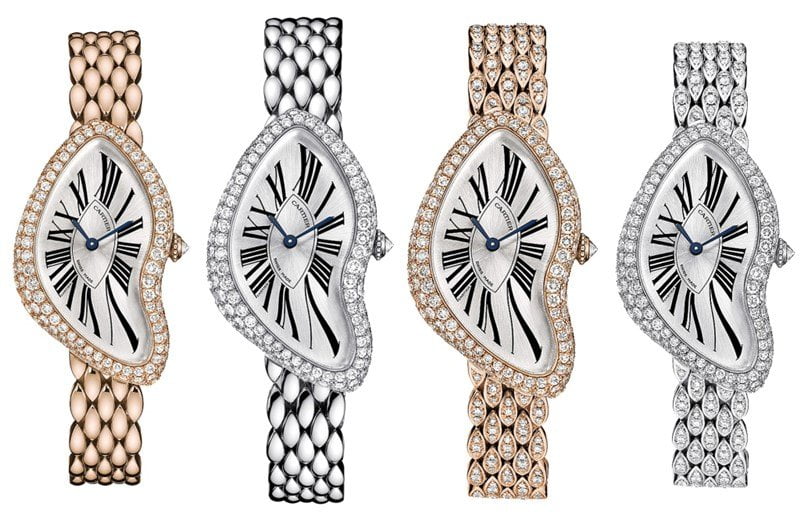 นาฬิกาผู้หญิงแบรนด์หรู Cartier Crash