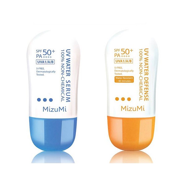 ครีมกันแดด สำหรับคนเป็นสิว : Mizumi UV Water Serum SPF50+