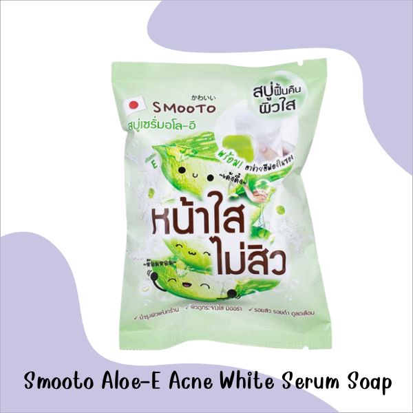 Smooto Aloe-E Acne White Serum Soap