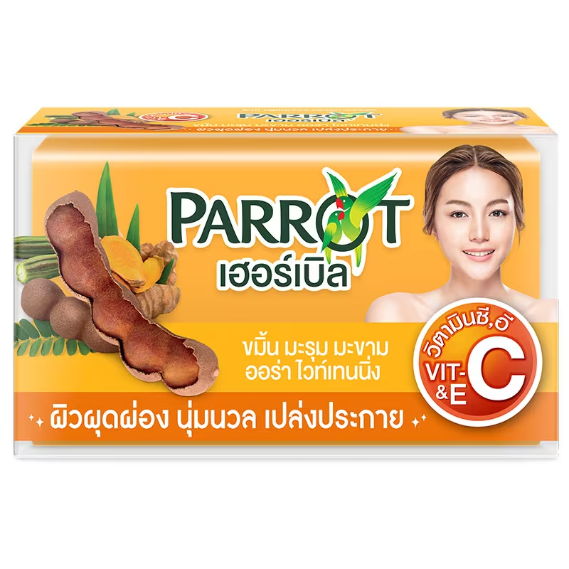 Parrot Herbal Bar Soap Tamarind