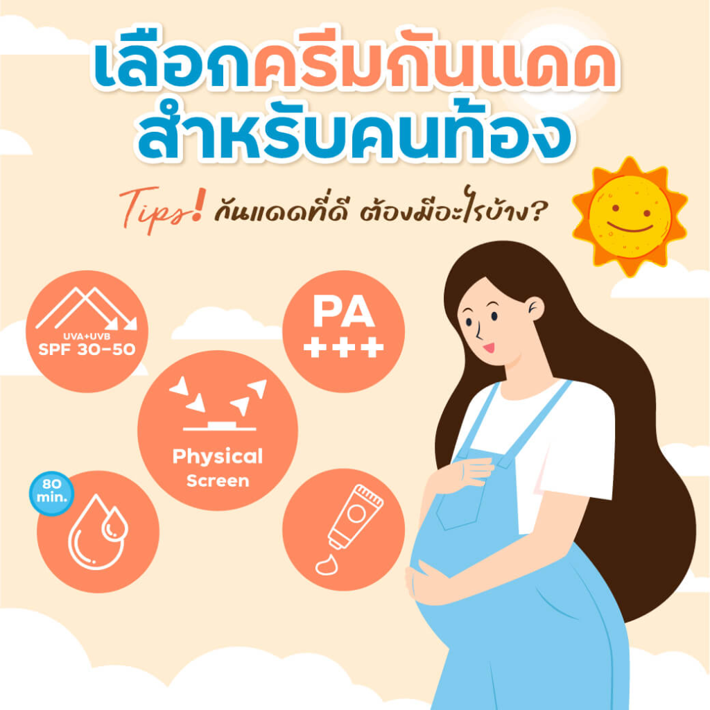 Sunscreen for pregnant women