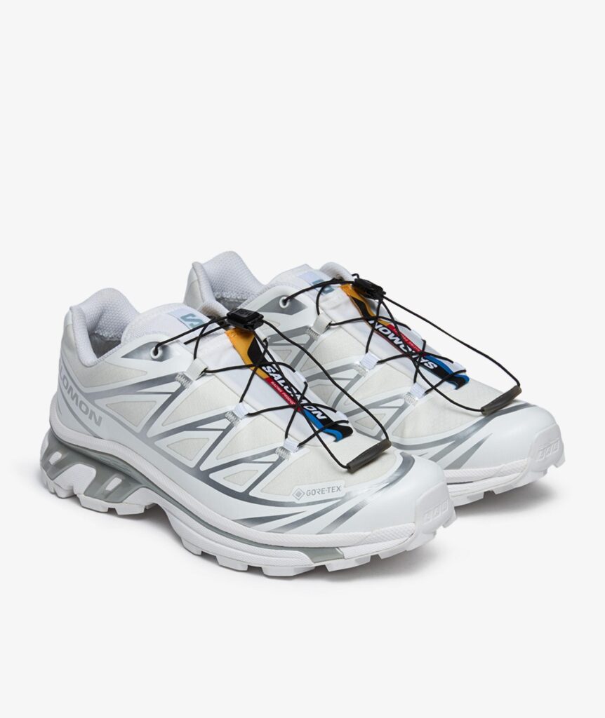 SALOMON XT-6 GTX Unisex Sneakers (WHITE/FTW SILVER)