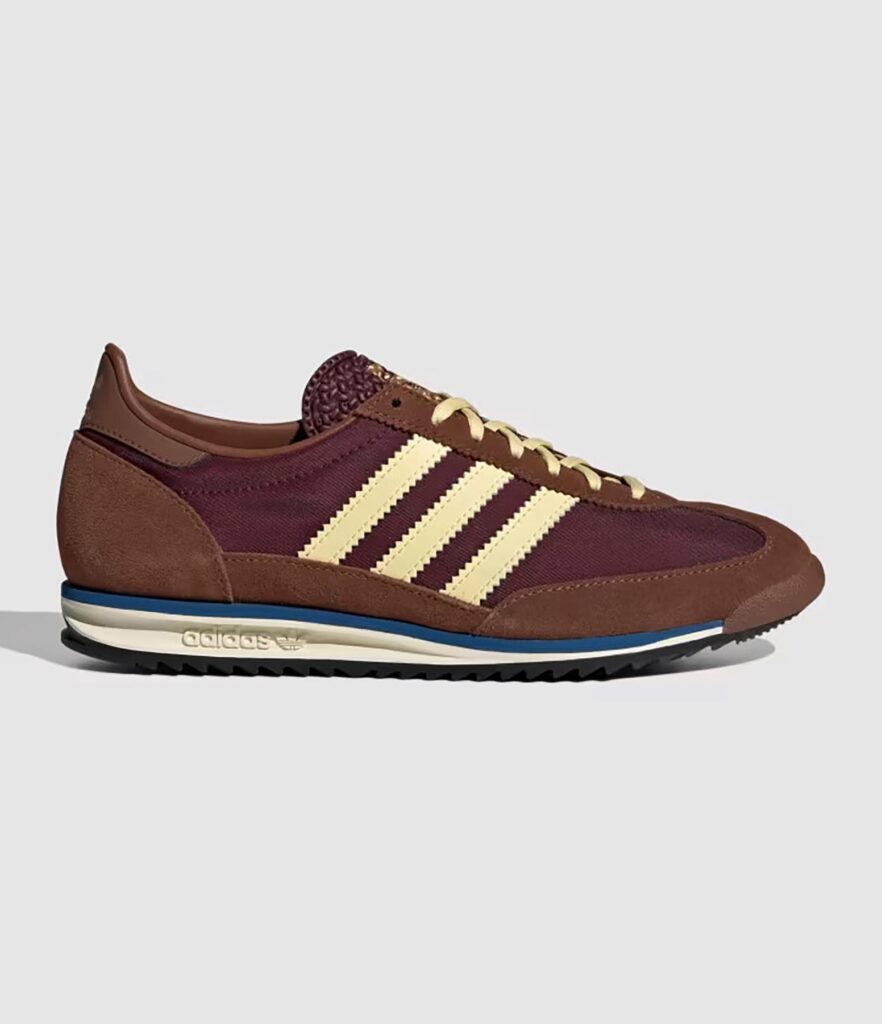 Adidas SL72 OG – Maroon / Almost Yellow / Preloved Brown