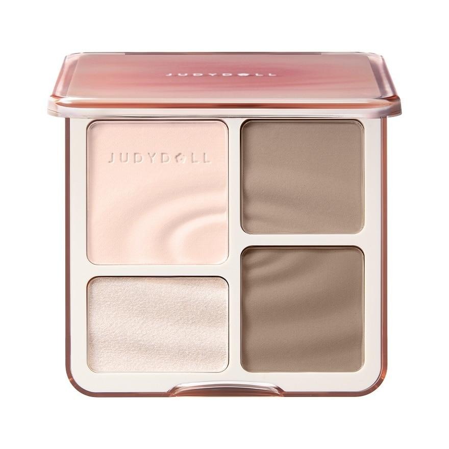 JUDYDOLL Highlight & Contour Palette