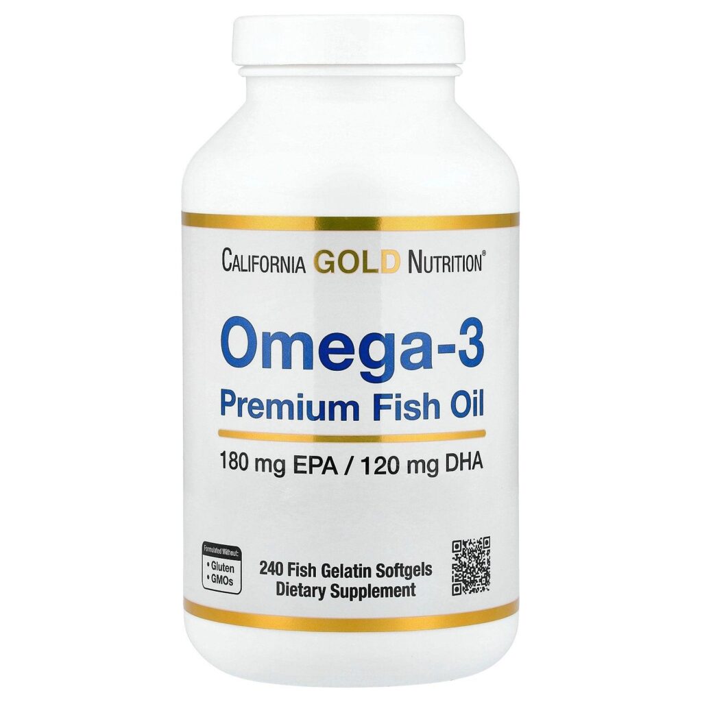 California Gold Nutrition Omega-3 Premium Fish Oil 