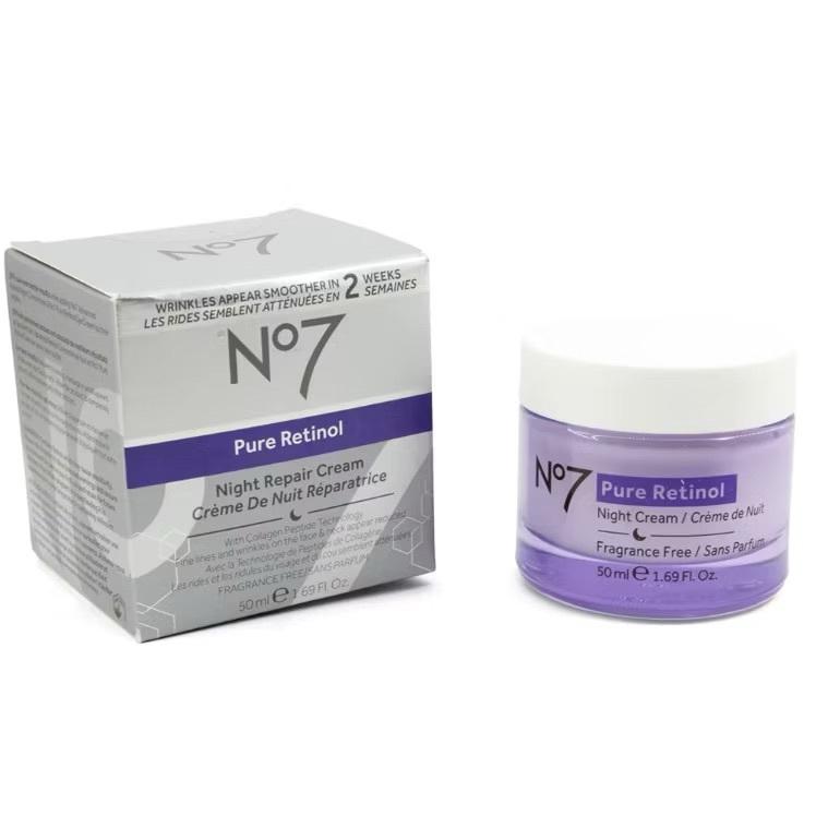 No7 Pure Retinol Night Repair Cream
