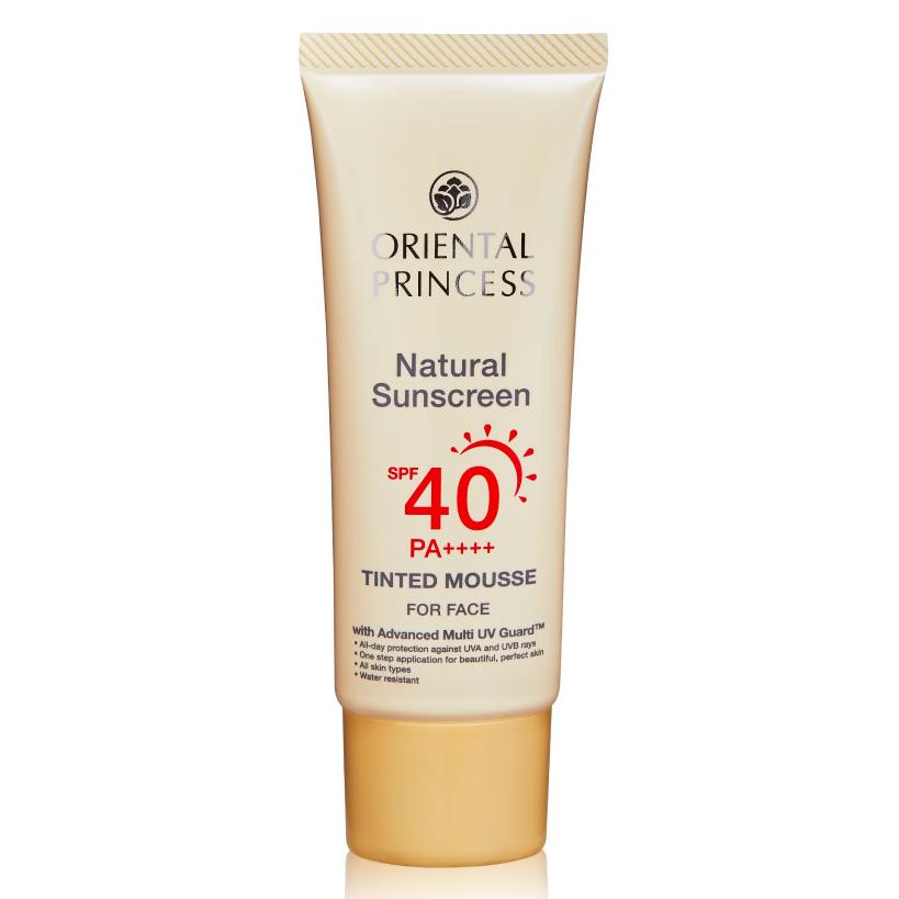 Oriental Princess Natural Sunscreen Tinted Mousse For Face SPF40 PA++++