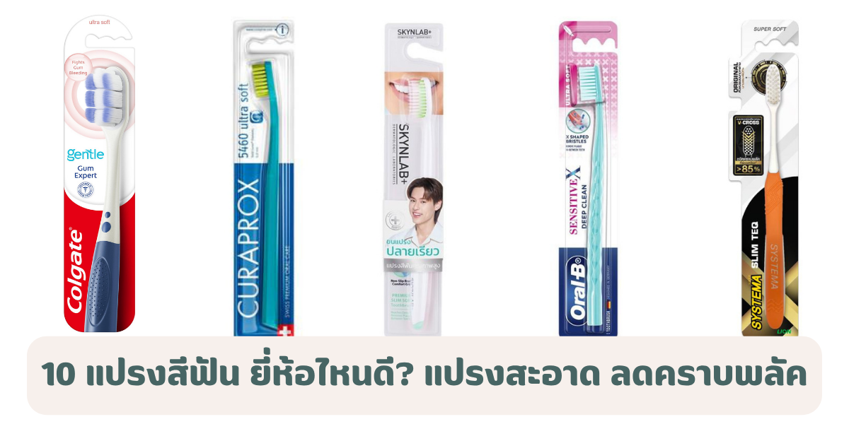 9 แปรงสีฟัน 2026 แปรงสะอาดทุกซอก ลดคราบพลัค ดูแลฟันและเหงือก 